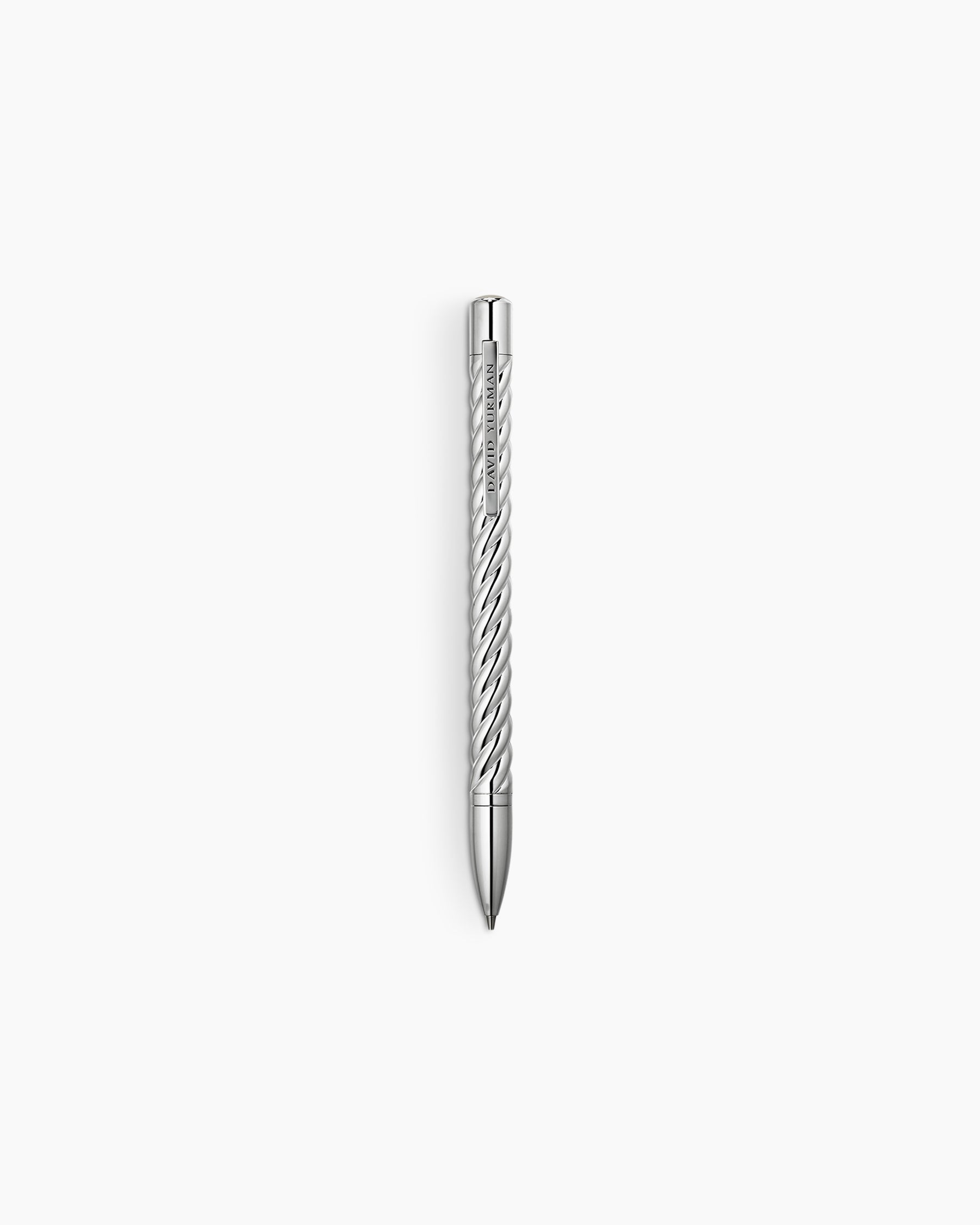 Cable Pencil in Sterling Silver with Brass