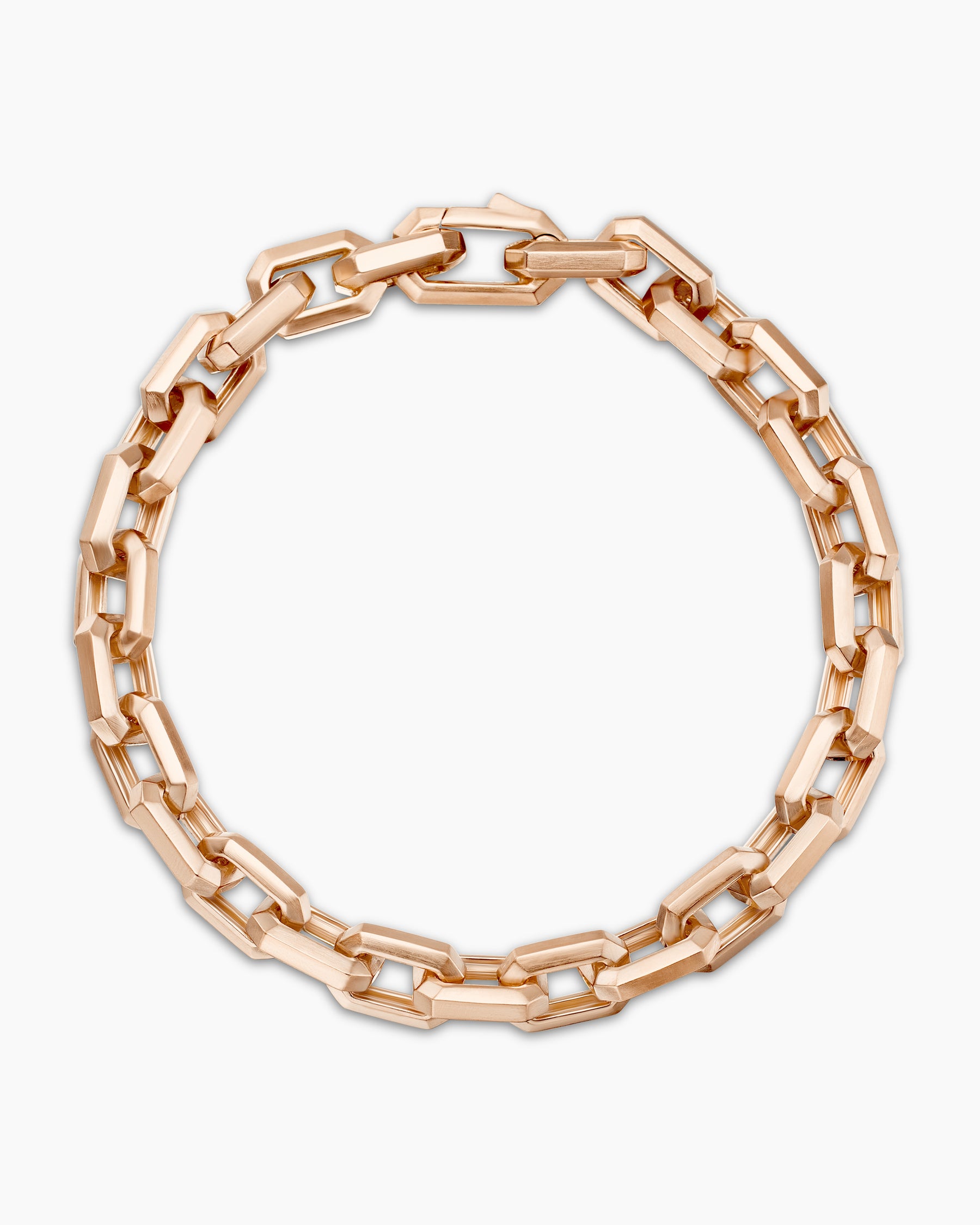 Streamline Heirloom Chain Link Bracelet in 18K Rose Gold, 7.5mm - Image 3