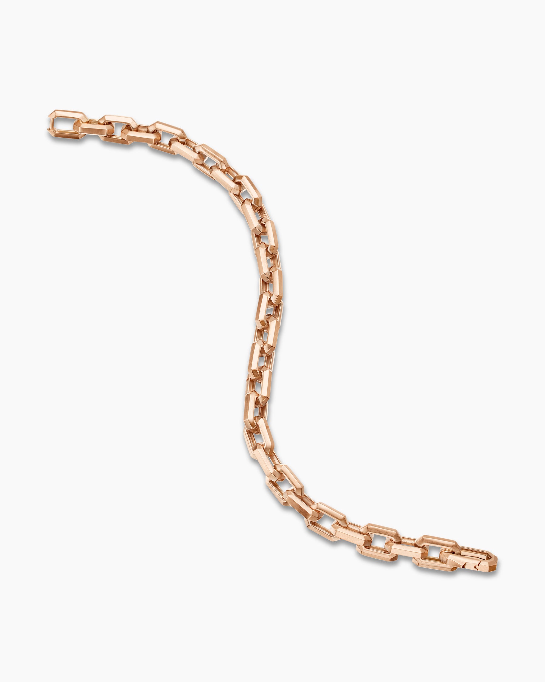 Streamline Heirloom Chain Link Bracelet in 18K Rose Gold, 7.5mm - Image 4