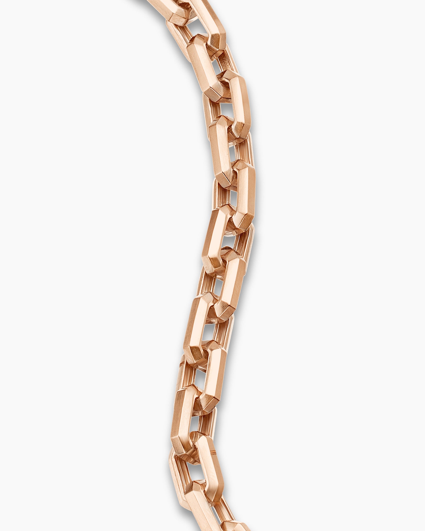 Streamline Heirloom Chain Link Bracelet in 18K Rose Gold, 7.5mm - Image 6