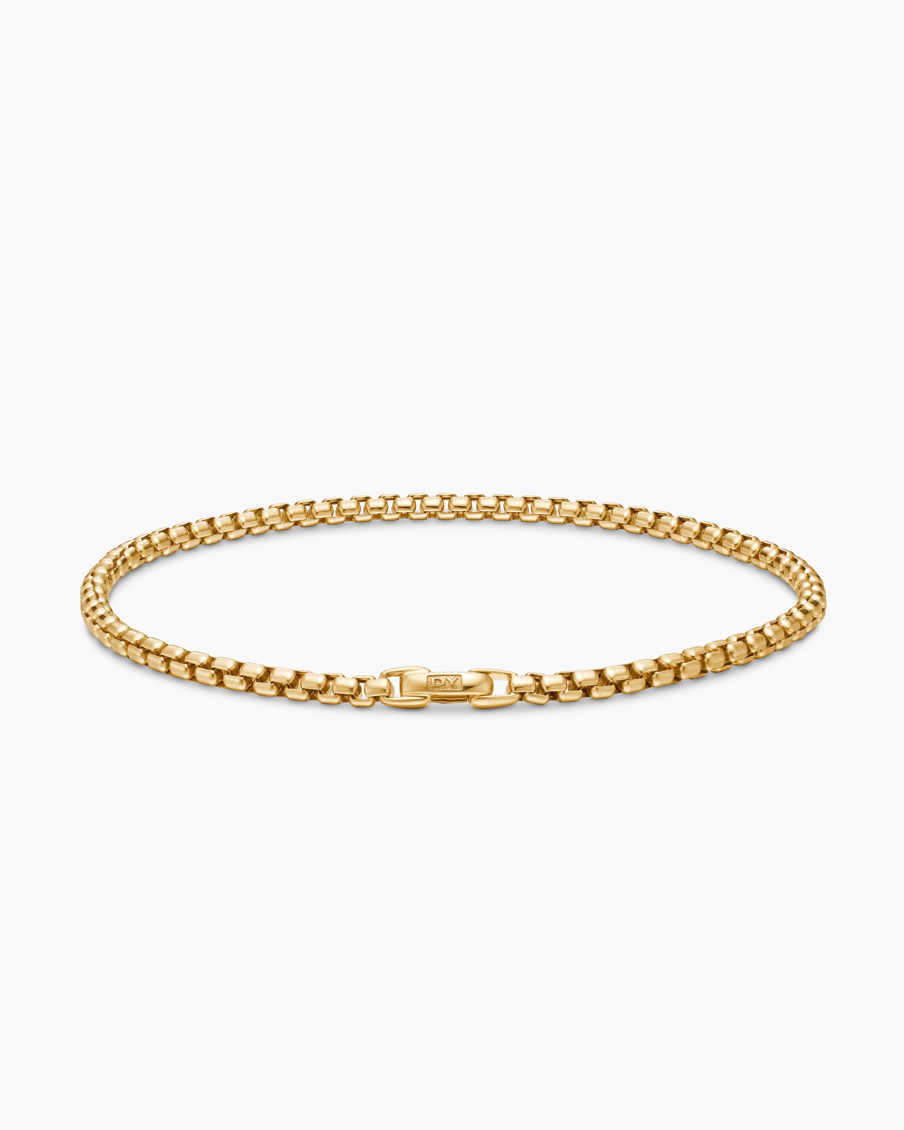 DY Bel Aire Box Chain Bracelet in 18K Yellow Gold, 2.7mm - Image 5
