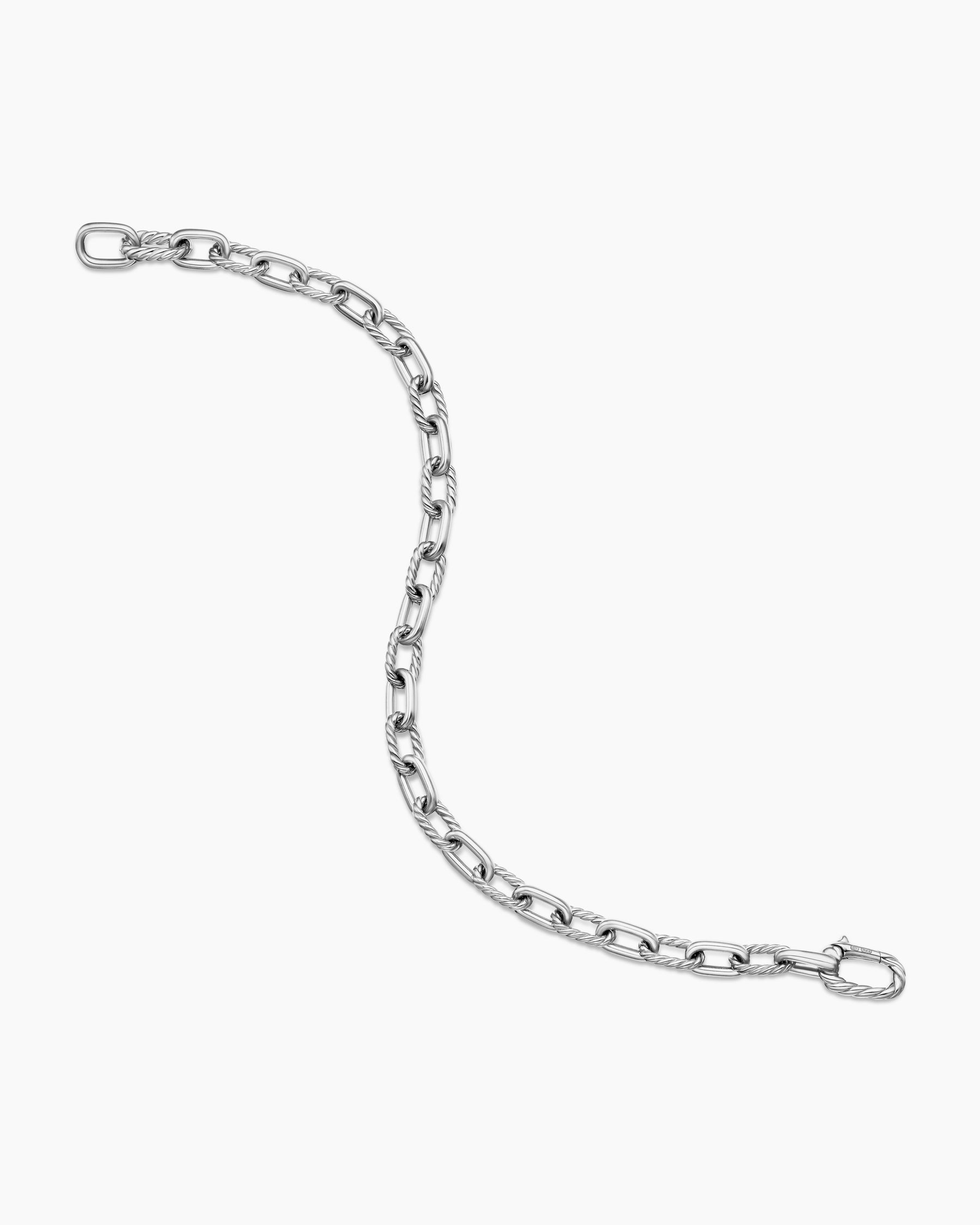 DY Madison Chain Bracelet in Sterling Silver, 6mm - Image 4