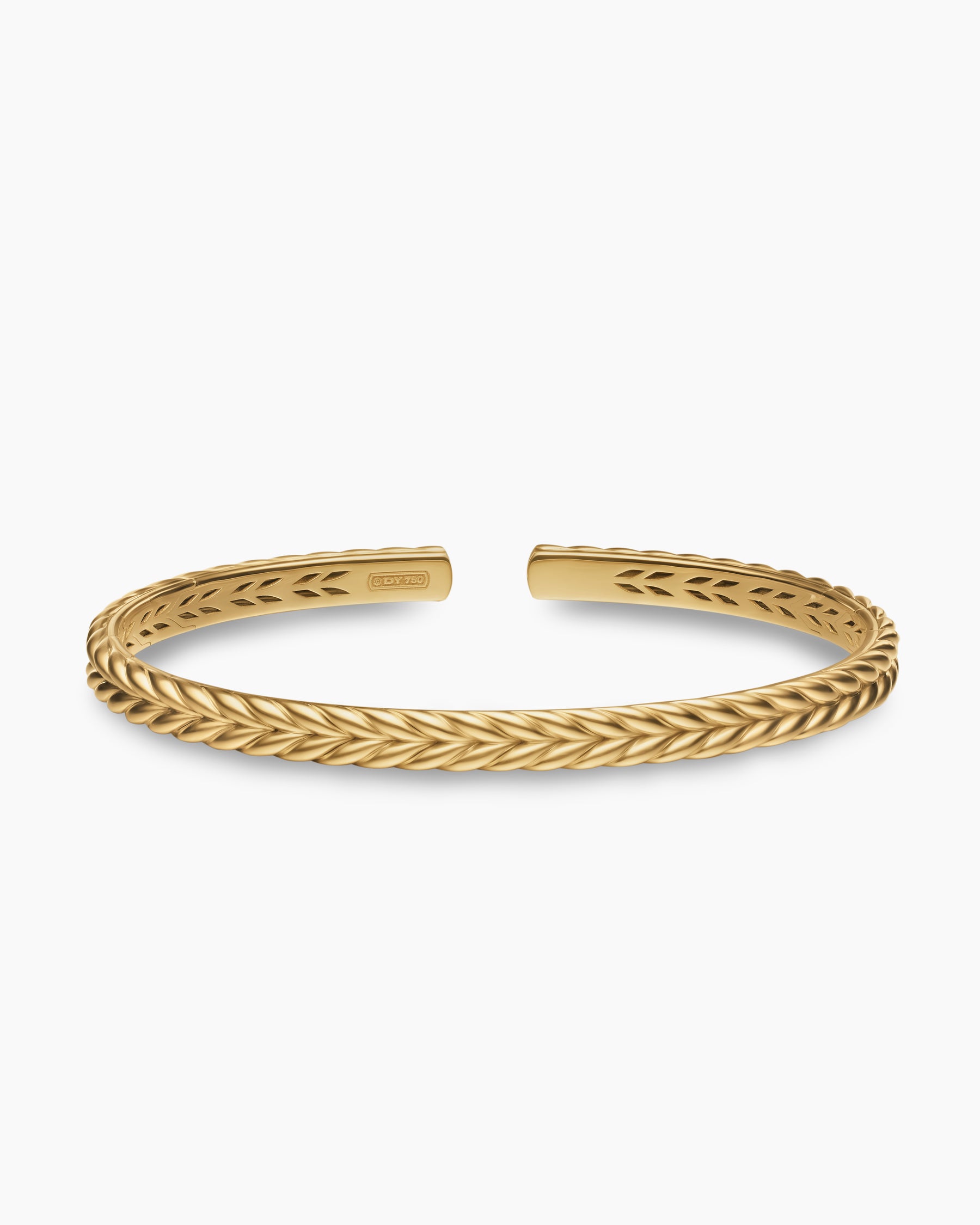 Chevron Flex Bracelet in 18K Yellow Gold, 5.2mm - Image 4