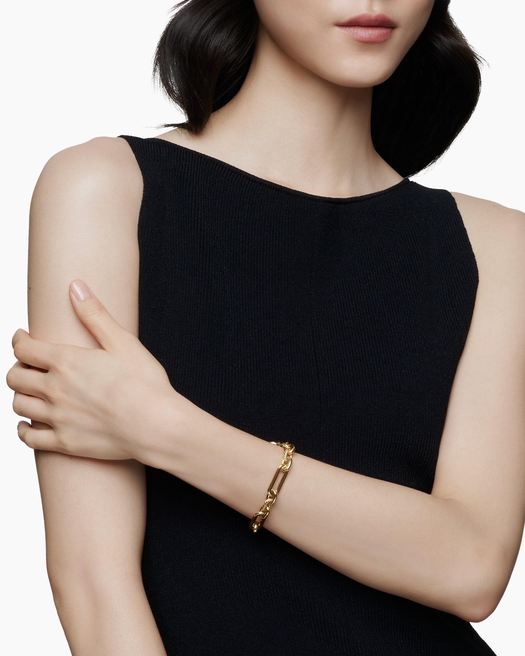 Alternative view of Lexington Chain Bracelet in 18K Yellow Gold, 9.8mm
