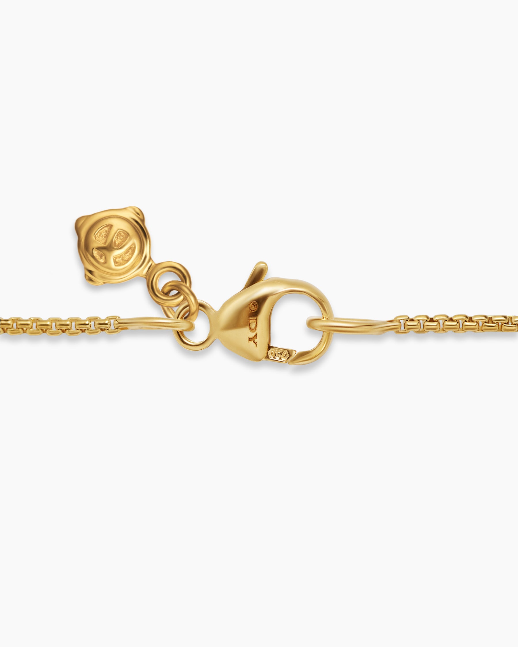 Box Chain Necklace in 18K Yellow Gold, 1.25mm - Image 5