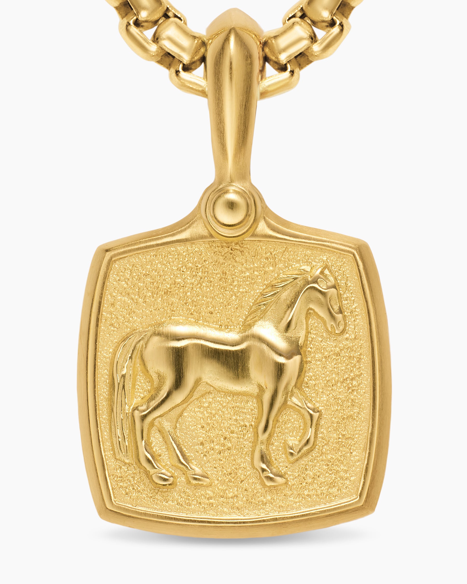 Petrvs Horse Amulet in 18K Yellow Gold, 15.8mm - Image 5