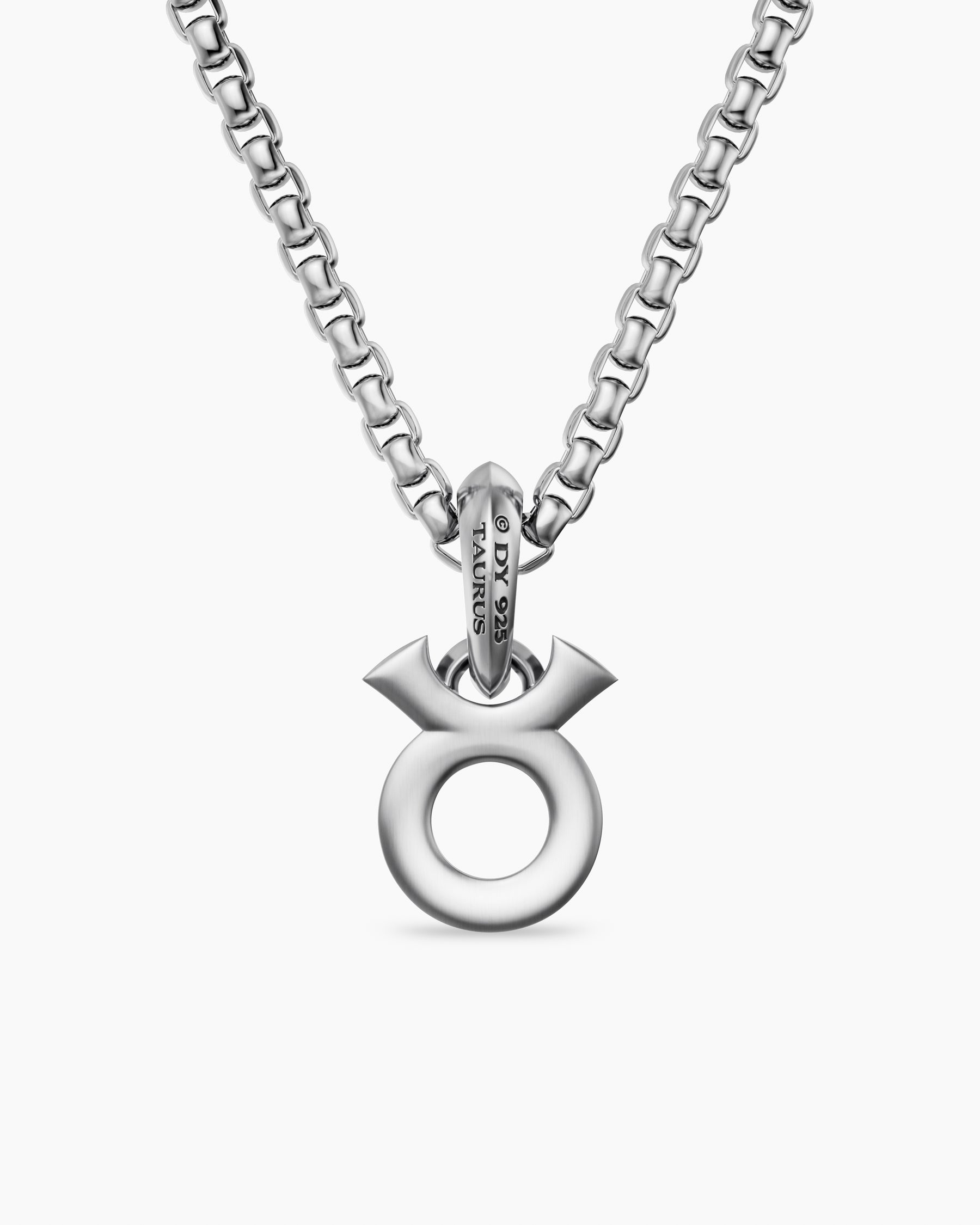 Taurus Amulet in Sterling Silver, 14mm - Image 4