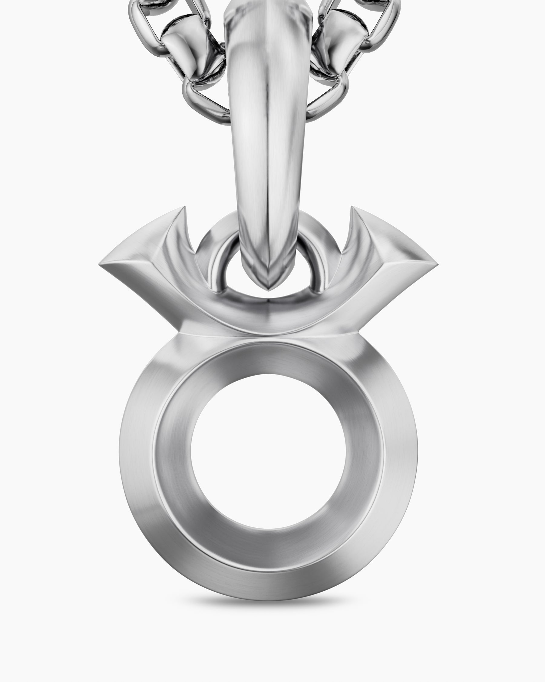 Taurus Amulet in Sterling Silver, 14mm - Image 5