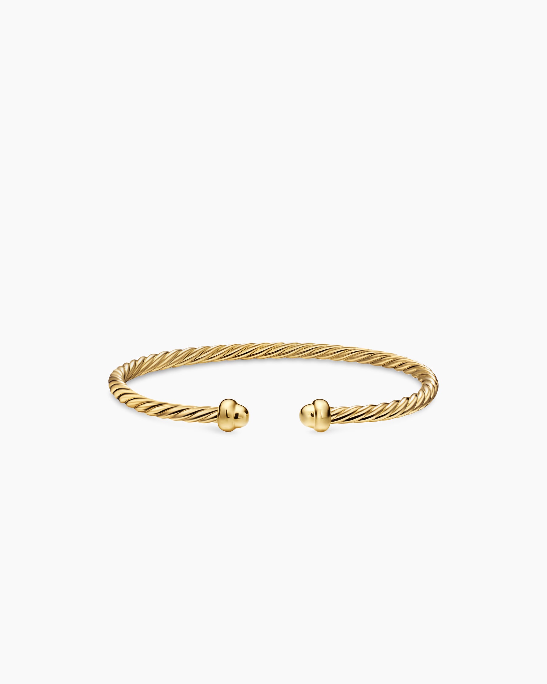Micro Cablespira Flex Teen Bracelet in 18K Yellow Gold, 2.6mm - Image 3
