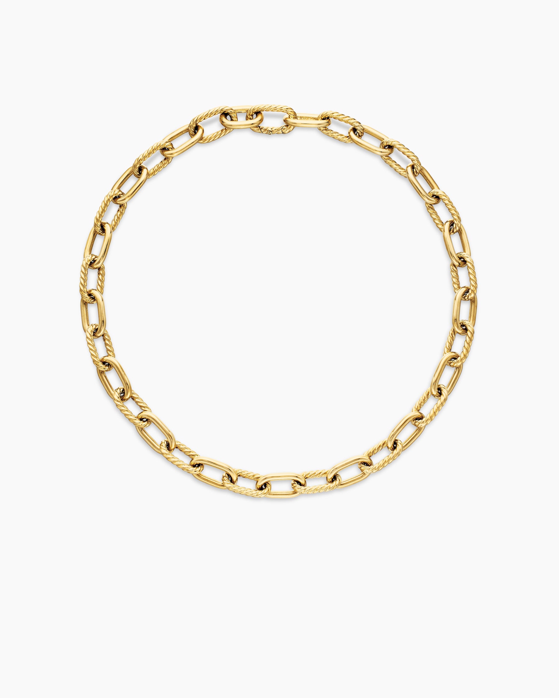 DY Madison Chain Necklace in 18K Yellow Gold, 11mm - Image 4