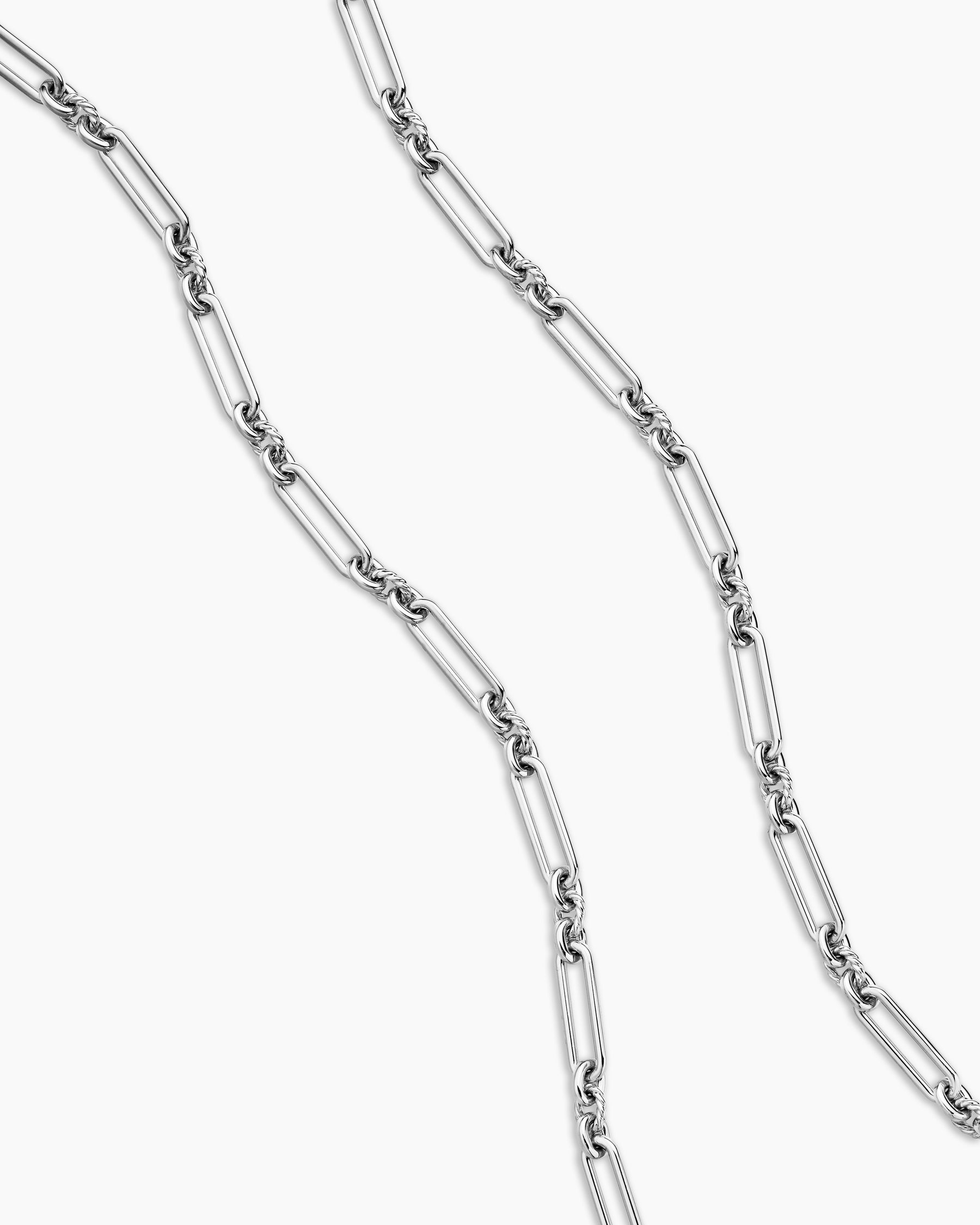 Lexington Chain Necklace in Sterling Silver with 18K Yellow Gold, 4.5mm - Image 3