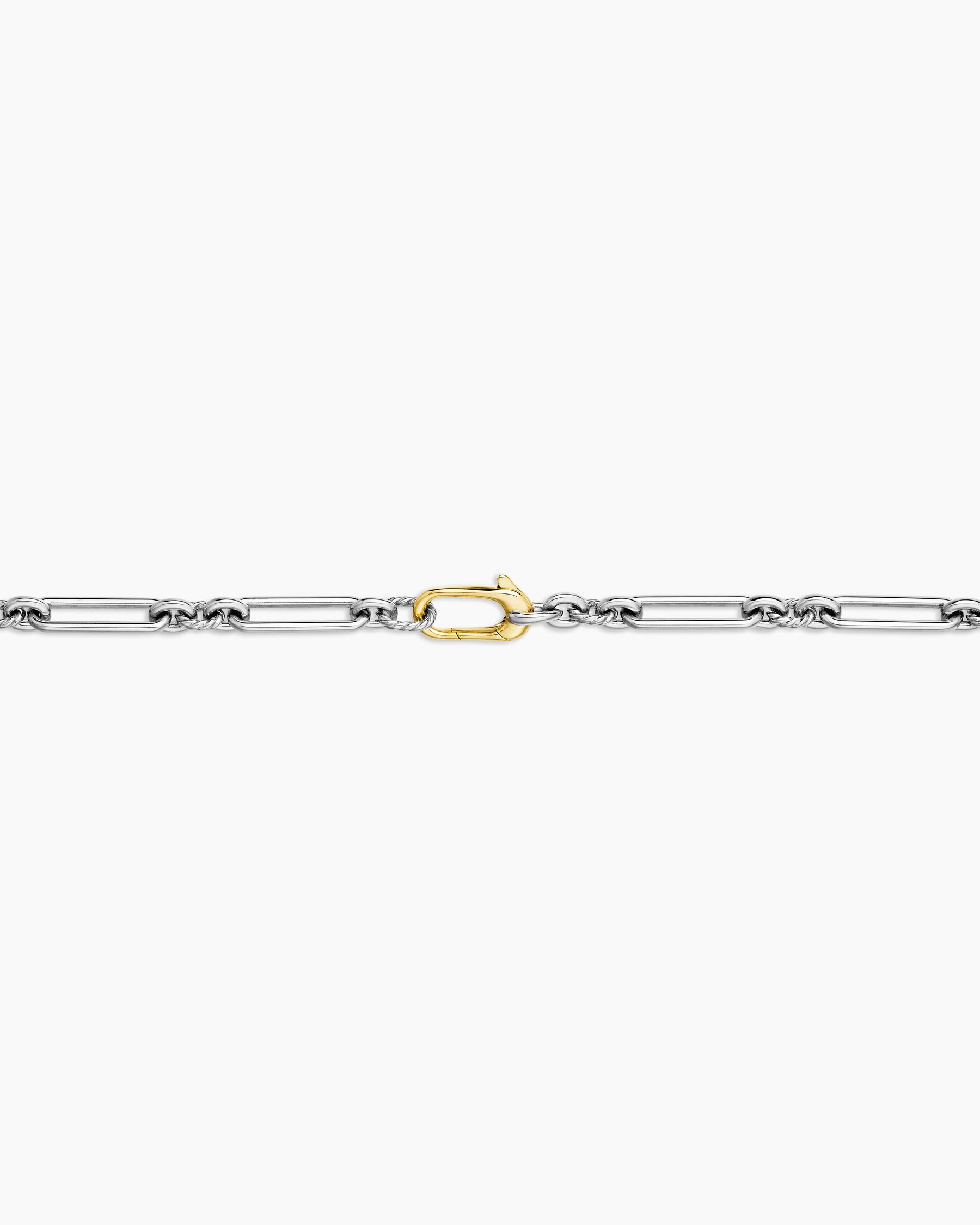Lexington Chain Necklace in Sterling Silver with 18K Yellow Gold, 4.5mm - Image 5