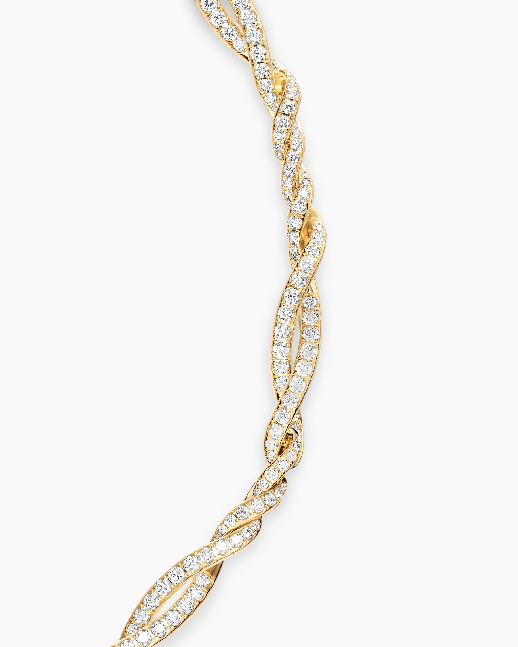Wisteria Necklace in 18K Yellow Gold with Diamonds, 6mm - Image 4