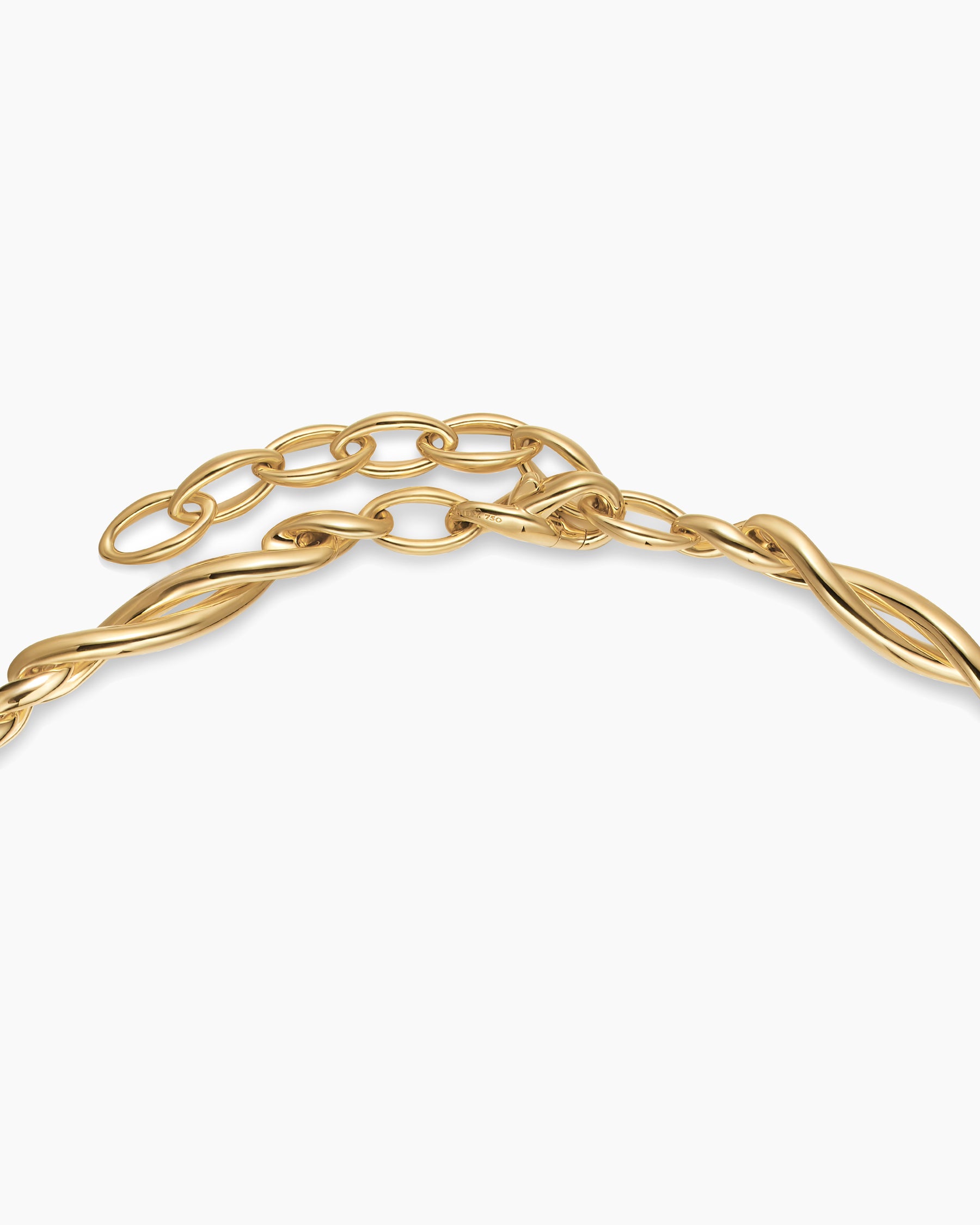 Wisteria Necklace in 18K Yellow Gold with Diamonds, 6mm - Image 5