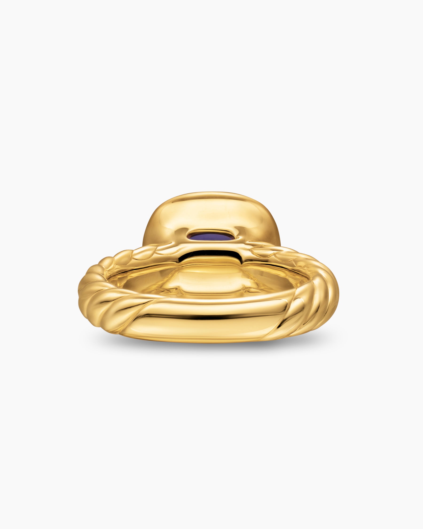 DY Mercer Color Stone Ring in 18K Yellow Gold with Iolite, 10mm - Image 6