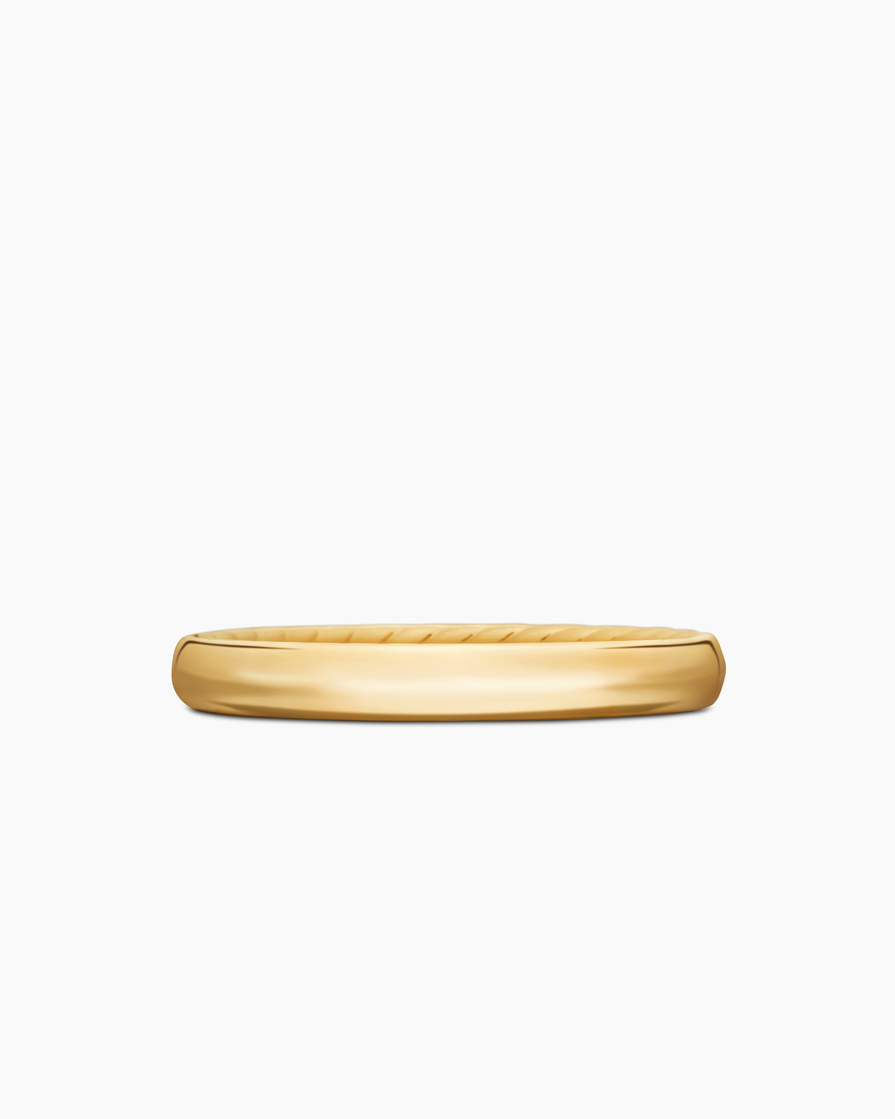 DY Eden Partway Band Ring in 18K Yellow Gold with Diamonds, 2.8mm - Image 6